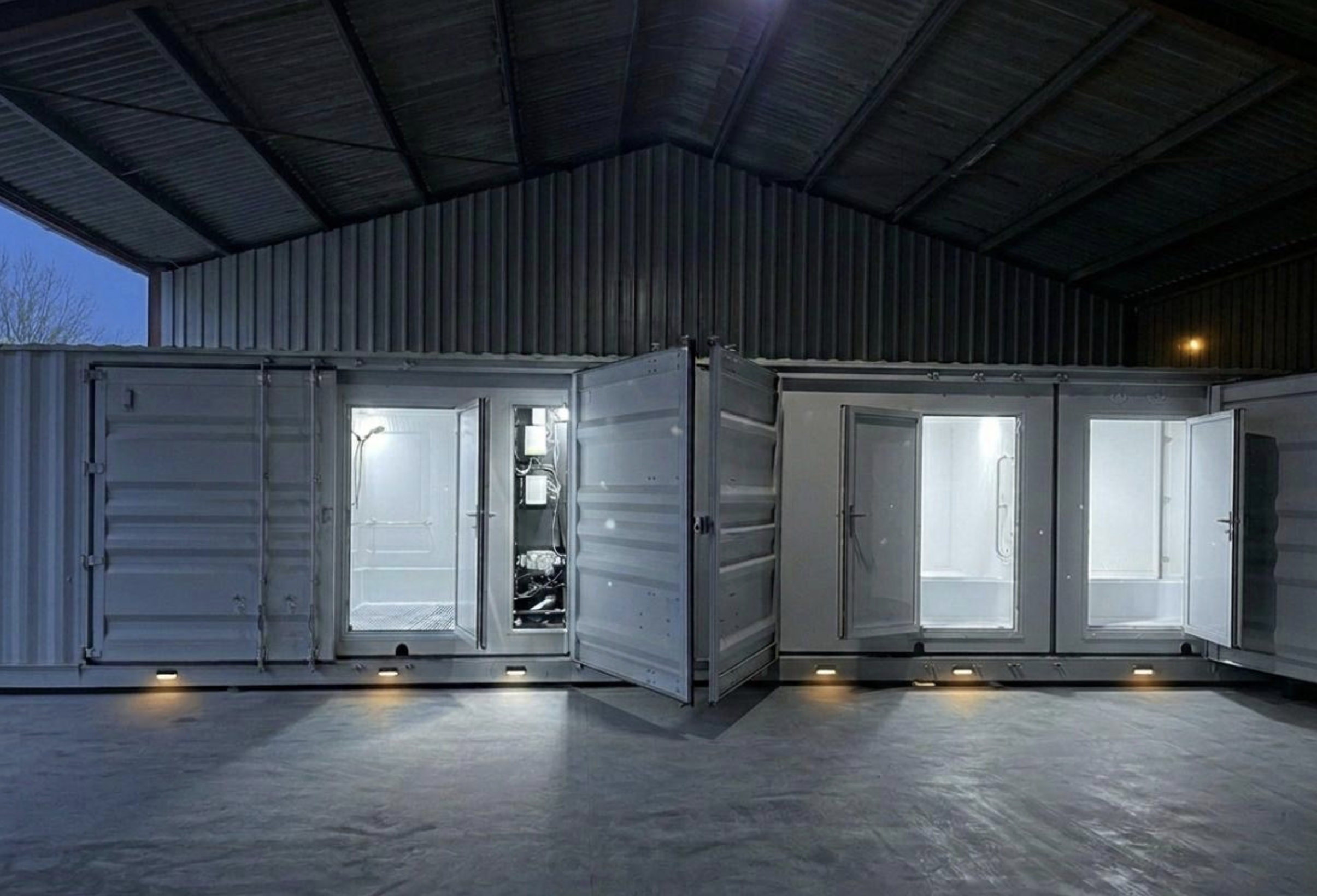 Compact home-clinical unit concept, sequenced behind regulatory clearance